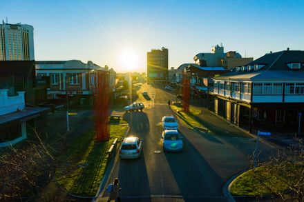 Aerial View of Cuba Street