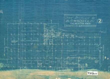 CM Ross Building, Ground Floor Plan, 1928