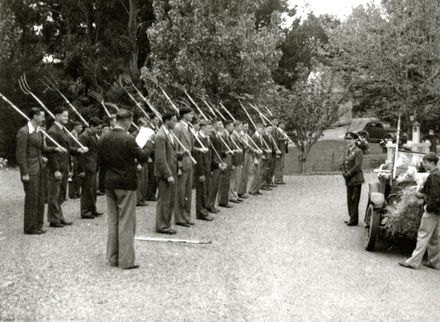 Sir Cyril Newell's visit to Massey Agricultural College, Palmerston North