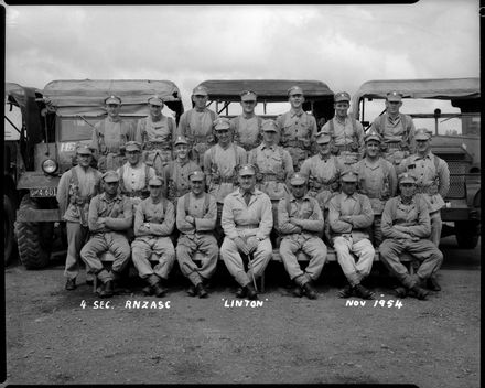 5th Section, Royal New Zealand Army Service Corp, 14th Intake, Central District Training Depot, Linton