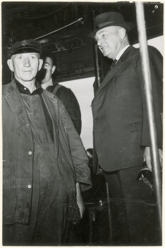 MP W.H. Brown Meeting First Train at Milson Station