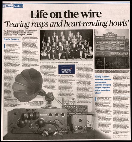 Back Issues: Life on the wire