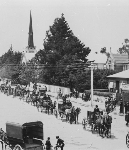 Funeral procession in Broad Street