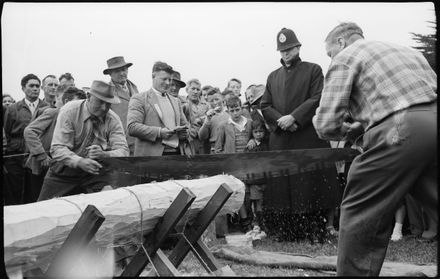"Making the Sawdust Fly" Sawing Competition at Foxton Gala Day - Resource cover image