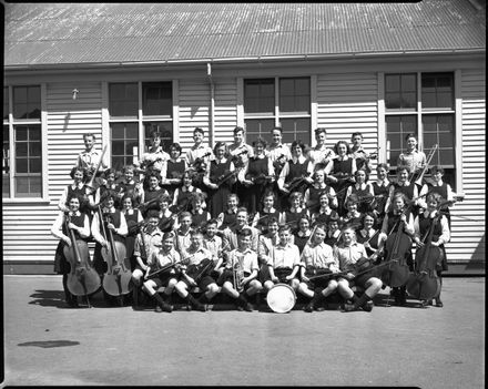 School Orchestra, Palmerston North Technical High School