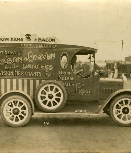 Jackson and Carven delivery truck