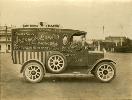 Jackson and Carven delivery truck