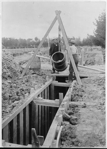 Creating Trenches for 24" Sewer Across Swamp