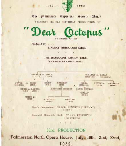 "Dear Octopus" play programme