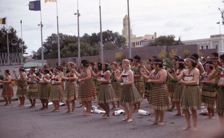 Haka Pōwhiri Performed at the Palmerston North Centenary Events in the Square
