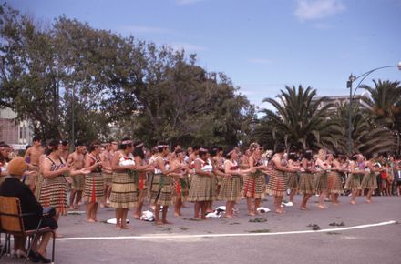 Haka Pōwhiri Performed at the Palmerston North Centenary Events in the Square