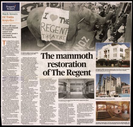 Back Issues:  The mammoth restoration of The Regent