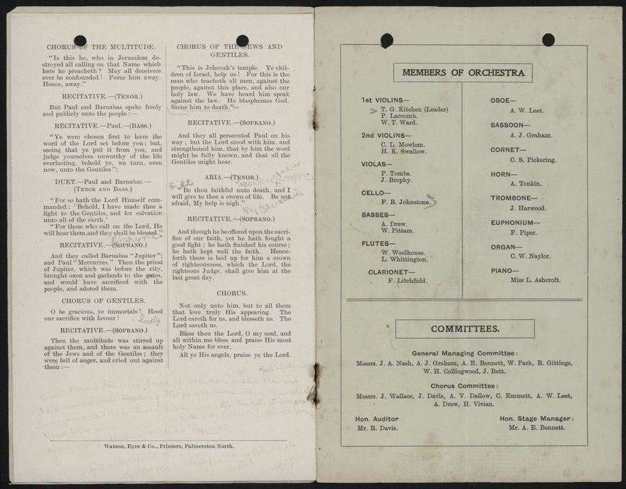 Mendelssohn Centenary Festival - Palmerston North Choral Society 4