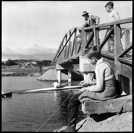 "Fishing in Troubled Waters" at Centennial Lagoon