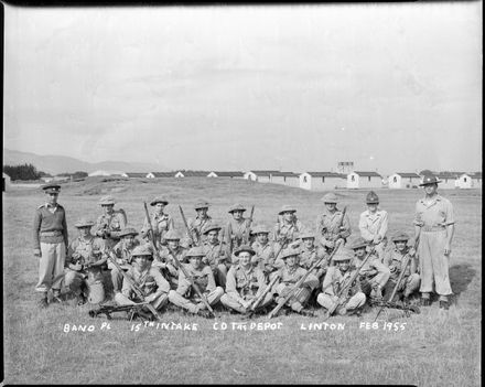 Band Platoon, 15th Intake, Central District Training Depot, Linton