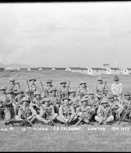 Band Platoon, 15th Intake, Central District Training Depot, Linton