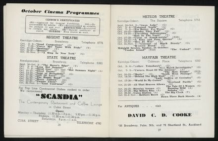Palmerston North Diary: October 1958 15