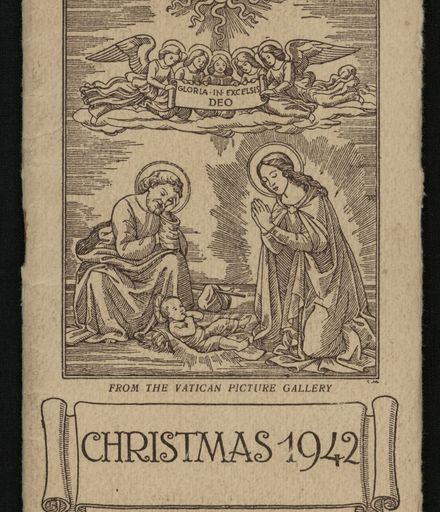 Christmas 1942 booklet from the Vatican Picture Gallery