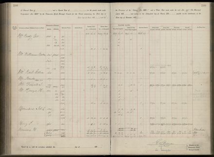 Palmerston North Rate Book, 1893 - 1896, 205