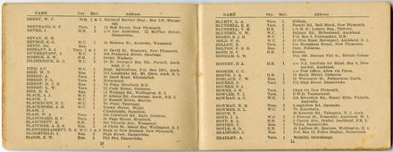 Wellington Infantry Regiment 1914-1918 booklet - 7