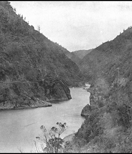Eastern end of the Manawatu Gorge