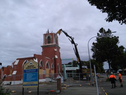 Demolition of Wesley Broadway Church