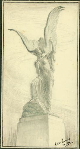 Sketch of Memorial Design by Gilbert Ledward - Peace - Resource cover image