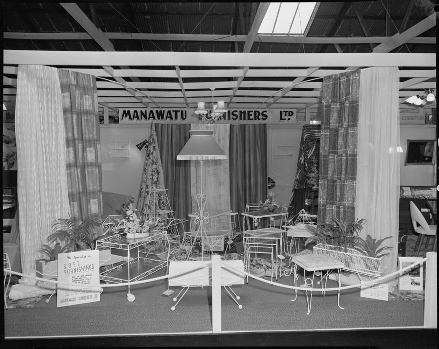 "Manawatu Furnishers Ltd." stand