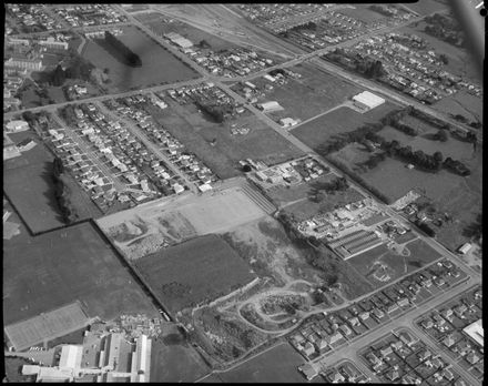 Argosy Aerial - Puriri Terrace basketball court prior to development