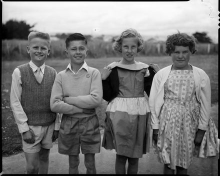 "Duxes of City and District Schools" Milson School Top Pupils John Killington, Raymond Moroney, Kathleen Jamieson, Brenda Langley. - Resource cover image