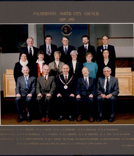 Palmerston North City Council 1989 - 1992