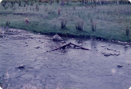 Cast iron pipe, Kahuterawa Stream