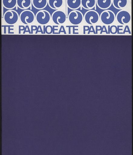 "Te Papaioea" Theatre Programme