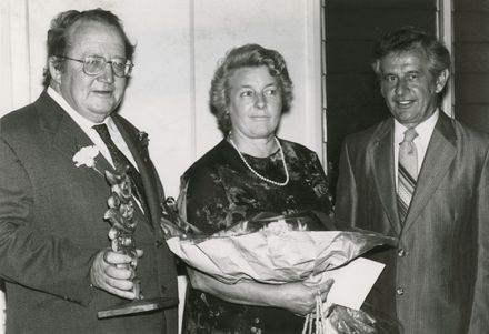 Mr Joe Walding with John Wybrow