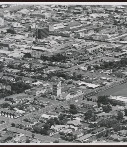 Aerial view of the Lion Brewery