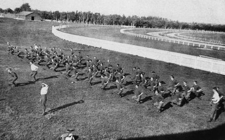 Army Drill at Awapuni Racecourse