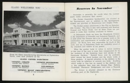 Palmerston North Diary: November 1958 5