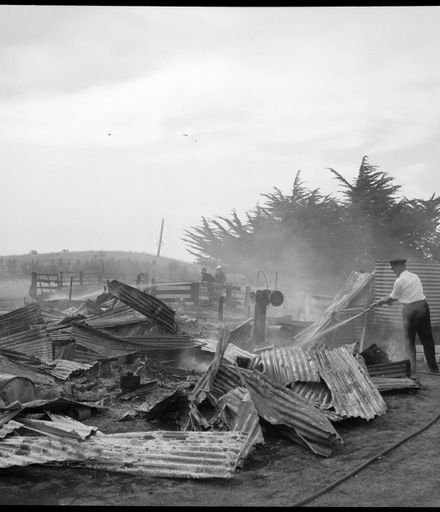 "Woolshed Destroyed by Fire"