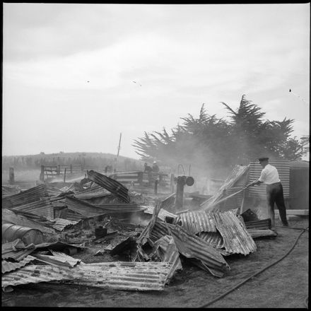 "Woolshed Destroyed by Fire"