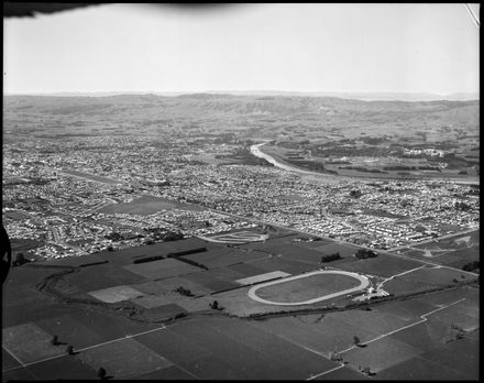 Argosy Aerial - Pioneer Highway, trotting track area