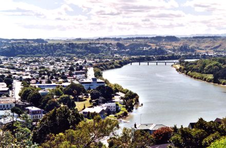 View from Durie Hill Memorial Tower