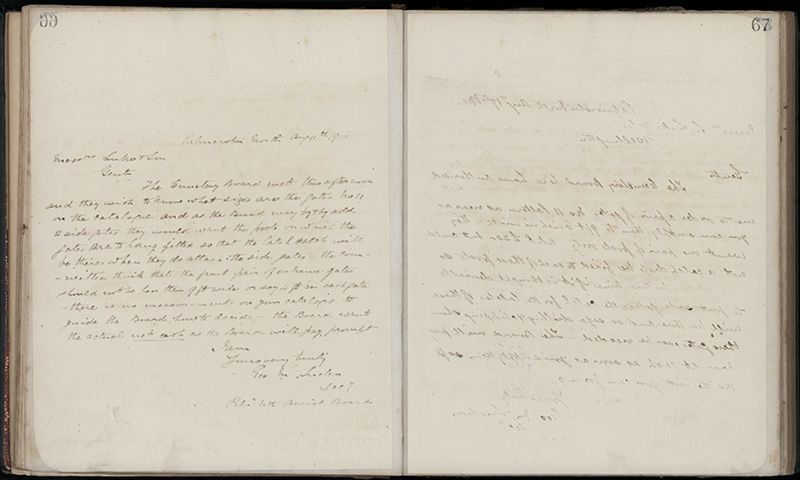 Outwards Correspondence of the Palmerston North Cemetery Trustees, 1898 -1902 94