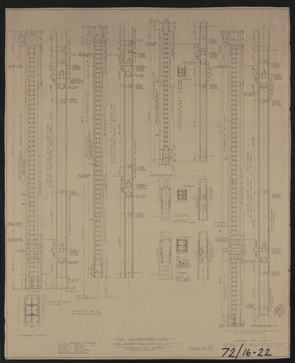 Architectural Plans, T&G Building 4