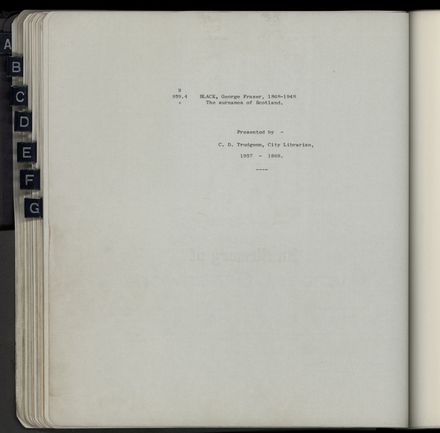 Memorial Book Register