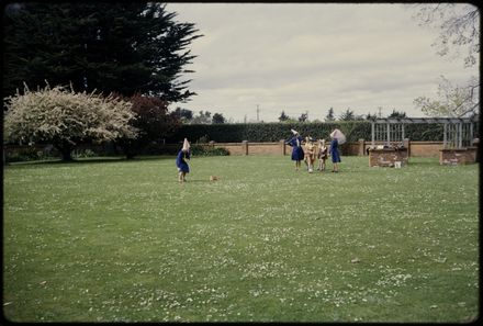 Girl Guides at Arahina training centre, Marton