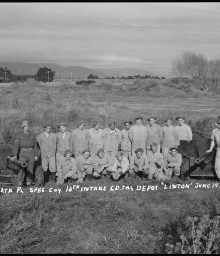 Attack Platoon, Special Company, 13th Intake, Central District Training Depot, Linton