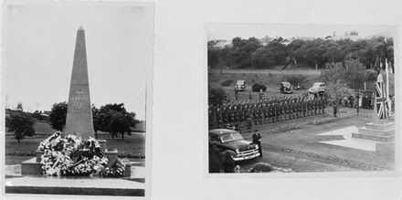 Unveiling of War Memorial, Fitzroy Park