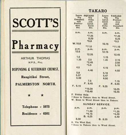 Page 12: Bus, Baths and Library Timetable