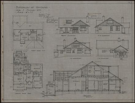 Plans for a Bungalow at Himatangi