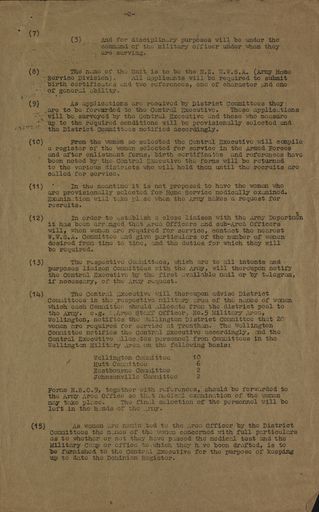 Women's War Service Auxiliary Memorandum No. 39 Page 2